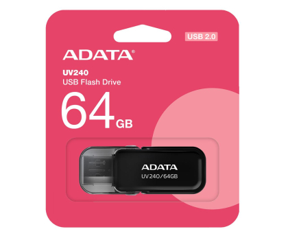 PenDrive Adata USB 2.0 64GB AUV240-64G-RBK